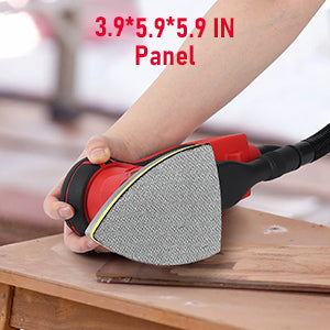 GARVEE Electric Detail Sander with 12 Sanding Paper 350W Brushless Motor Mouse Sander 10000 RPM