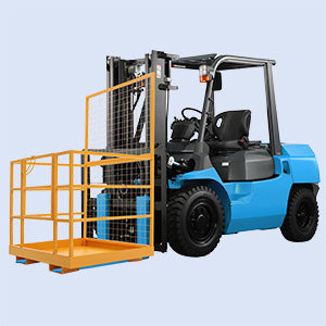 GARVEE Forklift Safety Cage 43x45inch 1400LBS Capacity Forklift Heavy Duty Basket Man Platform