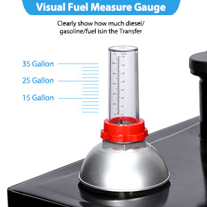 Fuel Caddy Portable Stainless Steel Gas Storage Tank On 4 Wheels with Manual Transfer Pump