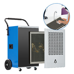GARVEE Commercial Dehumidifier Portable Industrial Dehumidifier For Home Basement Garages Job Site