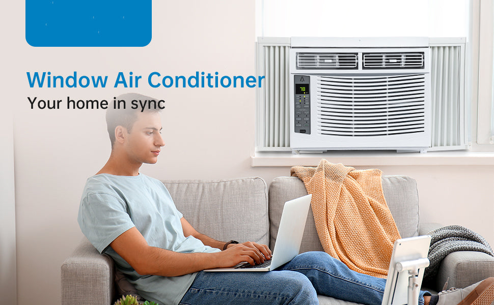 GARVEE Air Conditioner 6000 BTU AC Unit with Remote App Control