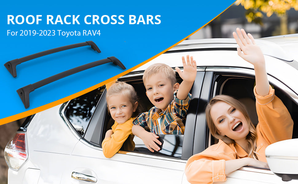 GARVEE Roof Rack Cross Bar Fit for 2019-2023 Toyota RAV4 Heavy Duty Steel Main Body RAV4 Cross Bars