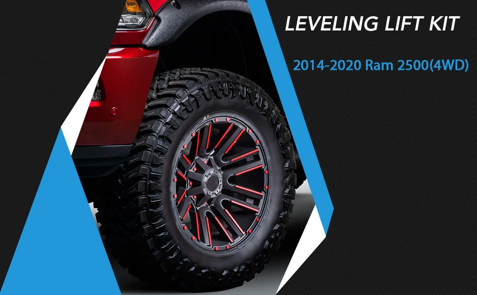 GARVEE Leveling Lift Kits 2 Inch Front Strut Spacer Suspension Lift Kit for 2014-2020 Ram 2500/3500