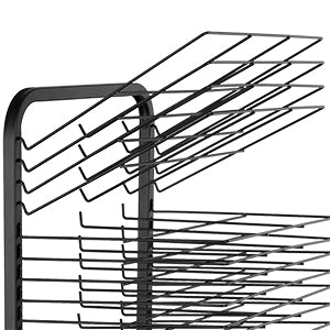 25-Shelf Art Drying Rack, 41.5 Inch High, Mobile for Studios