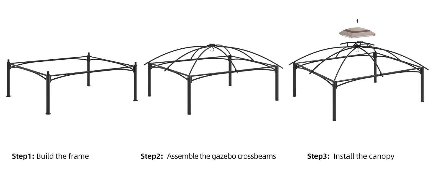 12x12ft Outdoor Gazebo