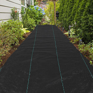 GARVEE 5.8oz 4ft x 100ft Weed Barrier Landscape Fabric Premium Ground Cover Weed Block Gardening Mat