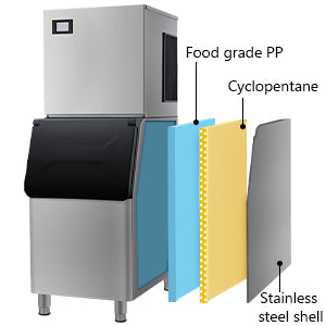 350LBS/24H Commercial Ice Maker