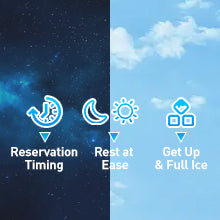120Lbs/24H Ice Machine, 26Lbs Bin, 60 Cubes in 11-20 Min