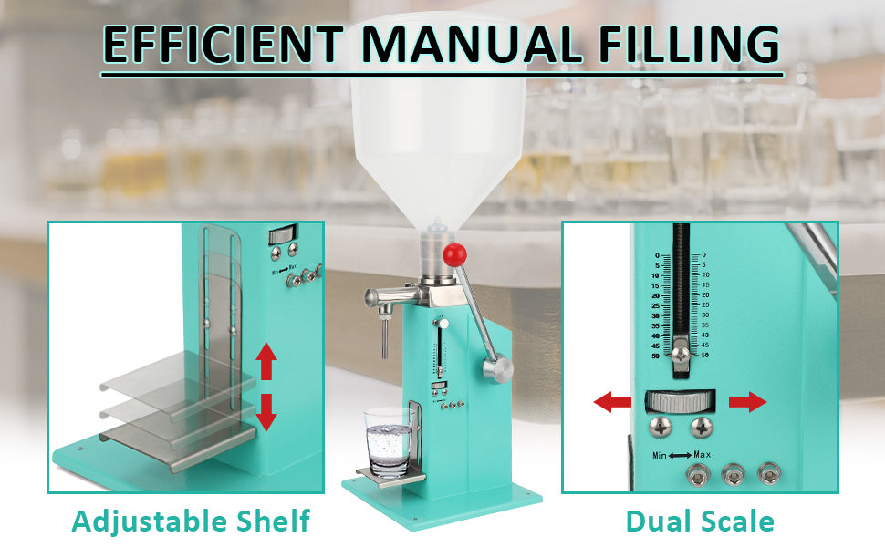 5-50ml Manual Paste Liquid Filling Machine