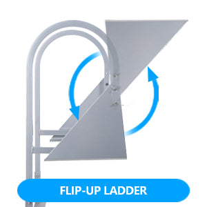 Flip Up Dock Ladder