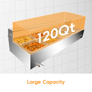 10-Pan Commercial Food Warmer