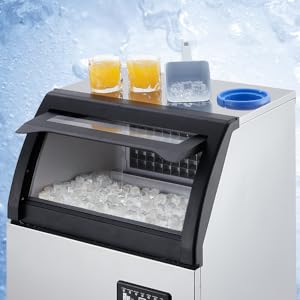 120lbs/24H Ice Maker, 33lbs Storage