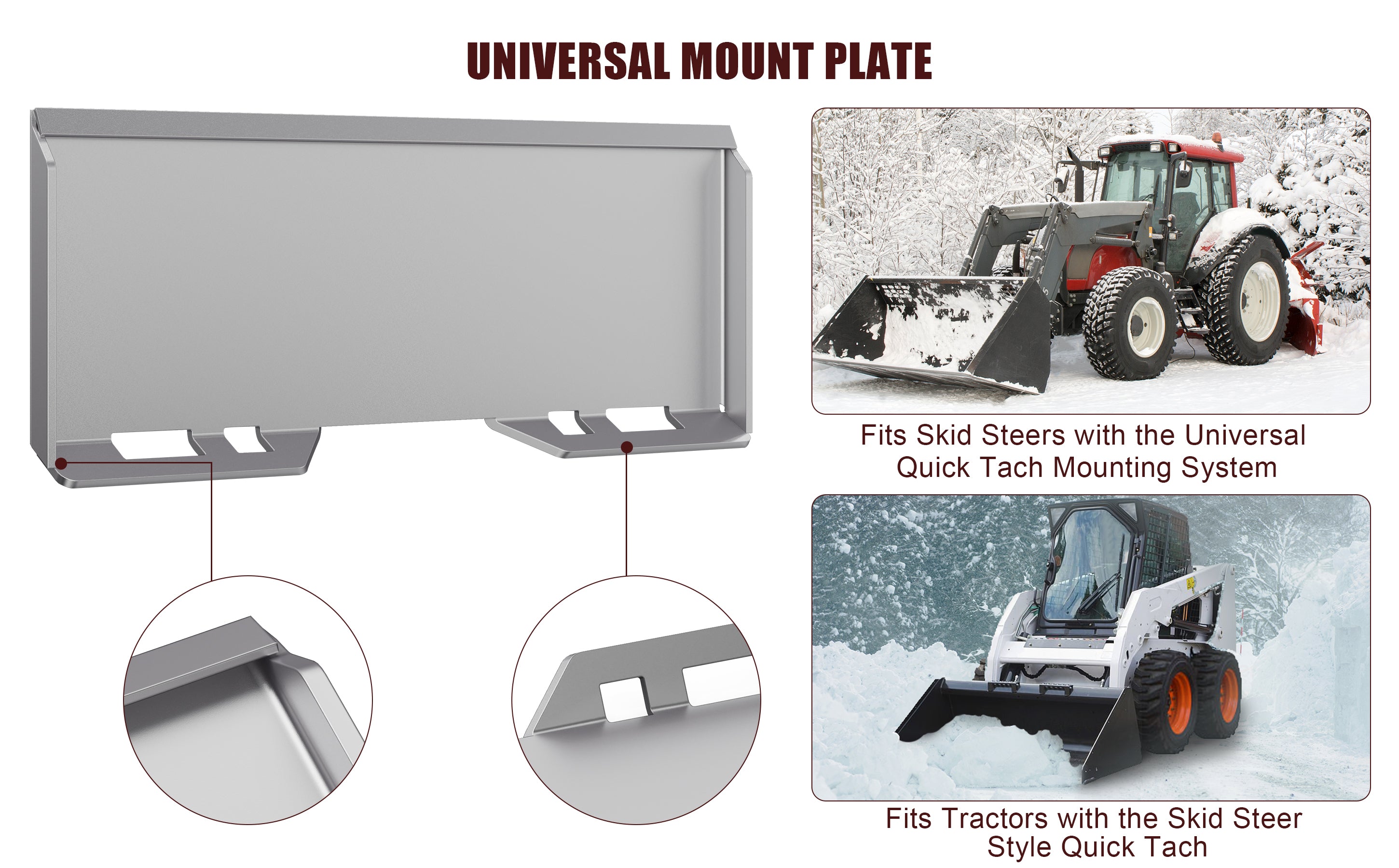 Skid Steer Attachment Plate