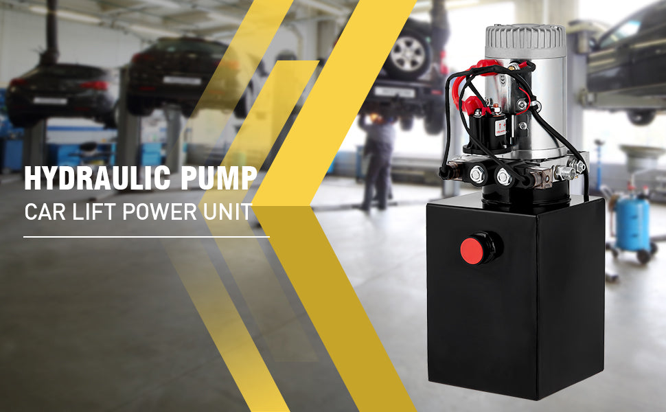 GARVEE Double Acting Hydraulic Power Unit 12V Car Lift Hydraulic Pump Power Unit Hydraulic Pumps