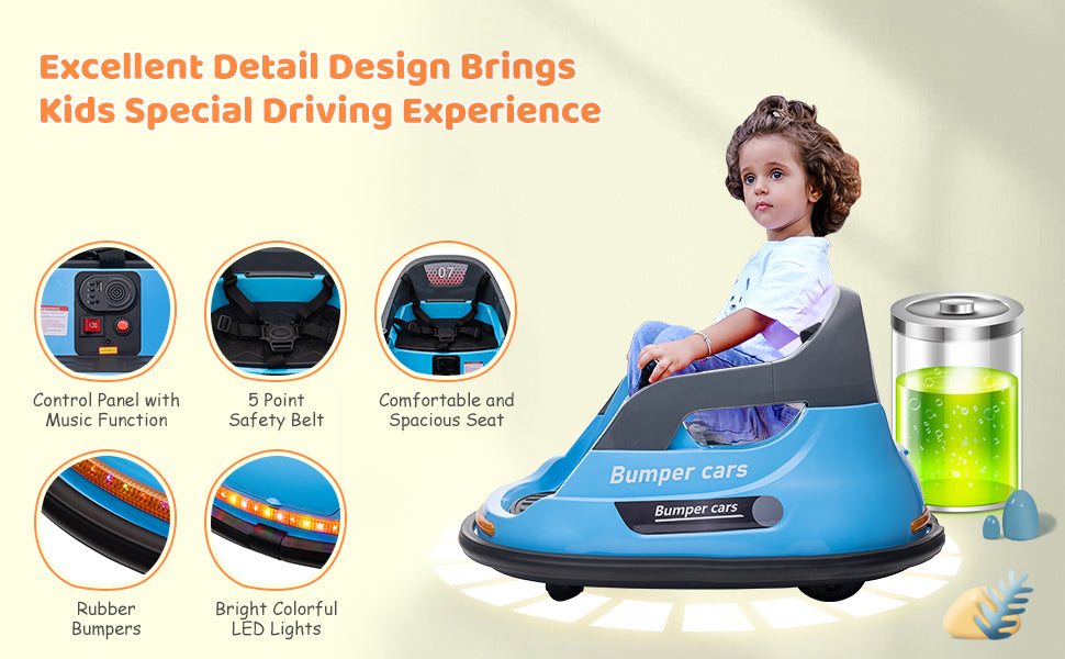 Electric Ride on Toddler Bumper Car