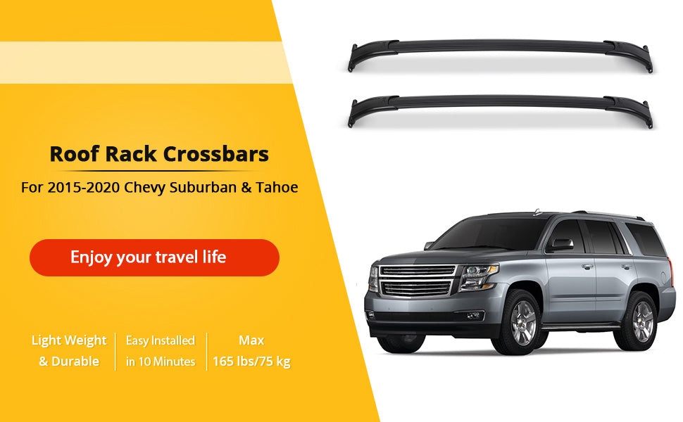 GARVEE Roof Rack Cross Bar Fit For 2011-2021 Jeep Cherokee Heavy Duty Steel Main Body Jeep Cherokee Cross Bars