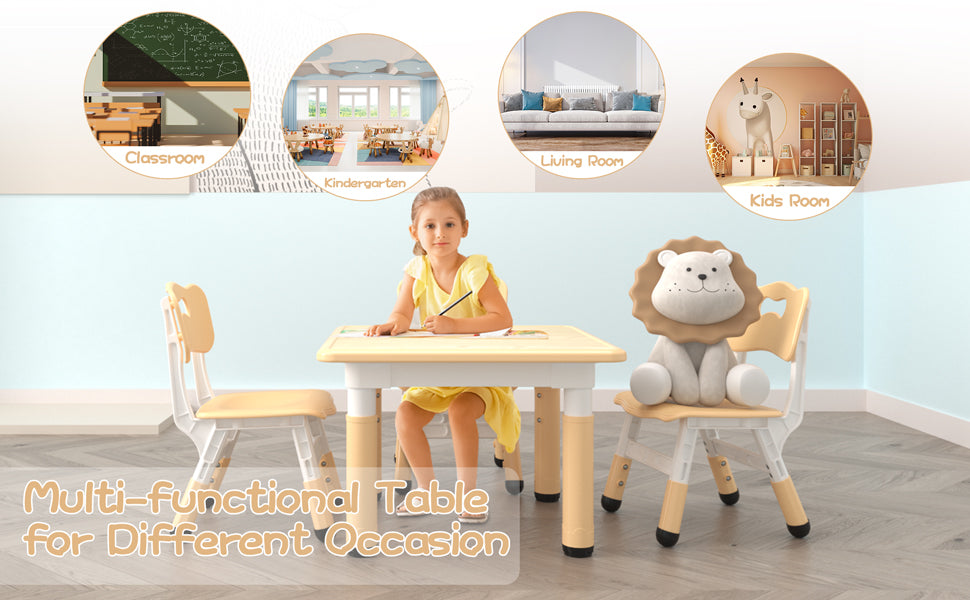 toddler table and chair set