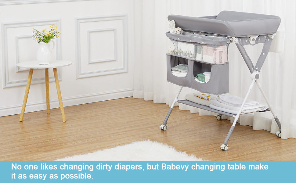 GARVEE Babevy Changing Table in Use