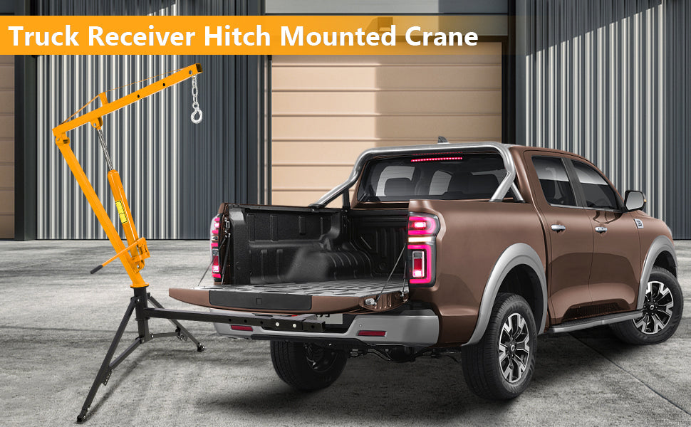 Hitch-Mount Truck Crane