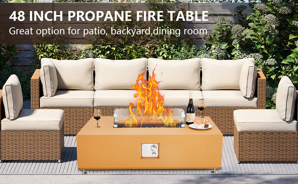 propane fire pit table