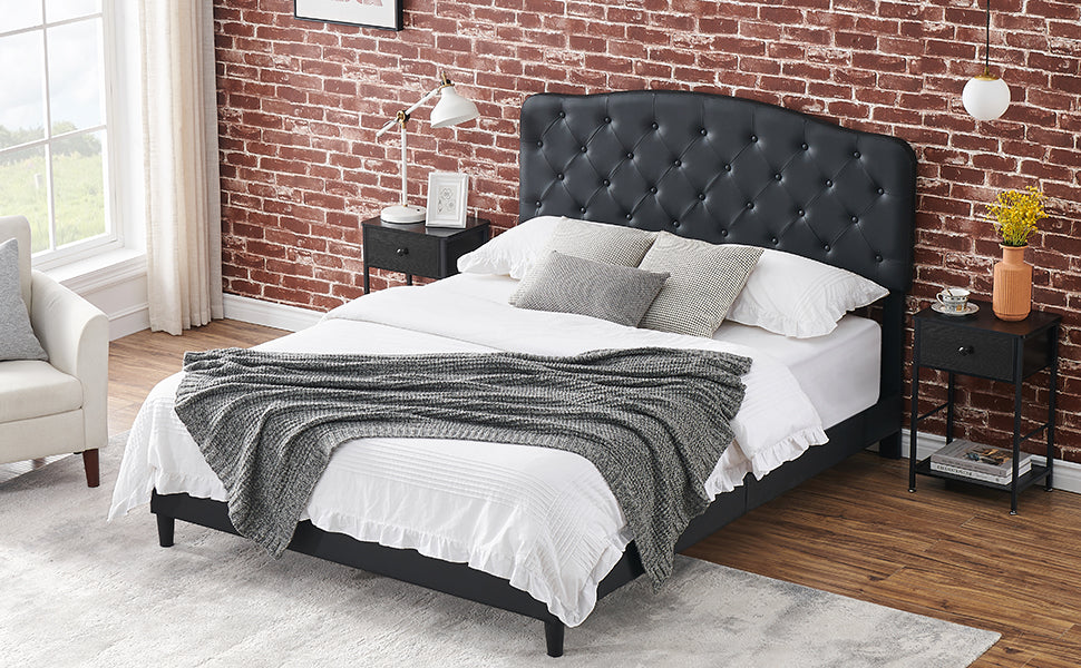 queen bed frame with headboard