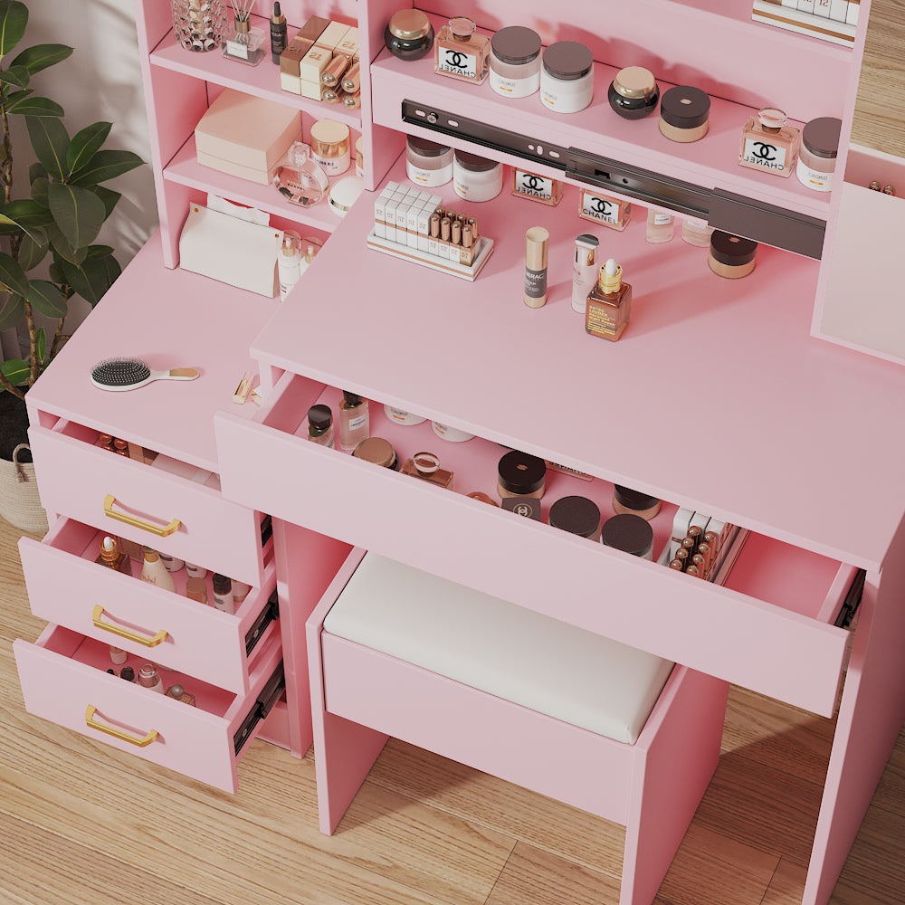 vanity with drawers