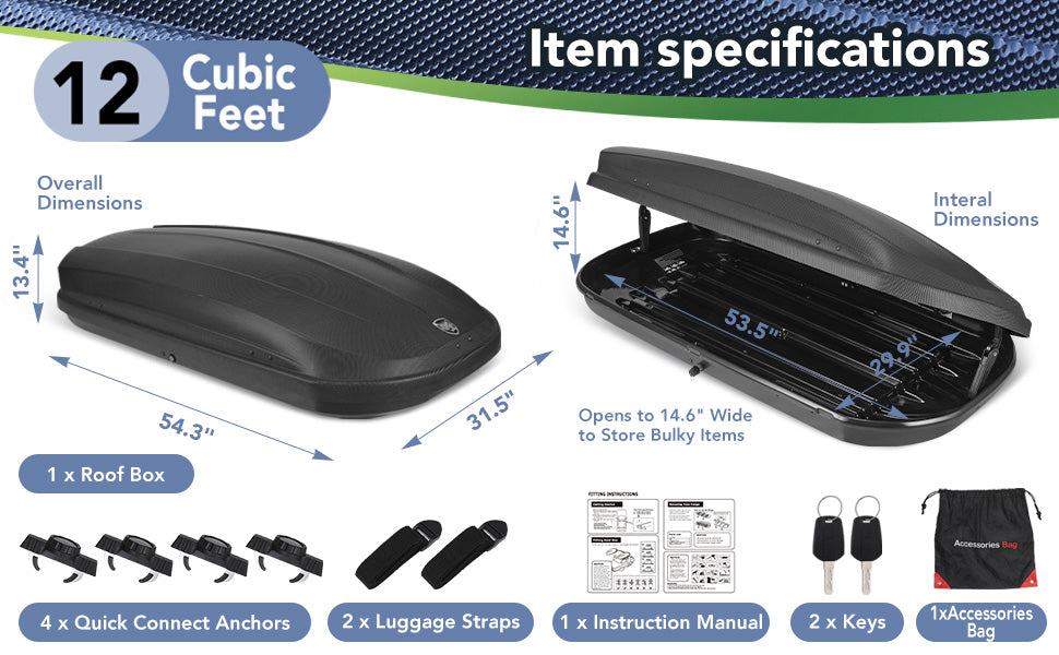 Rooftop Cargo Box Carrier