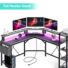 Full Monitor Stand with LED Lights