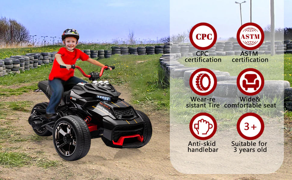 Safety features of the Kids Electric Dirt Bike