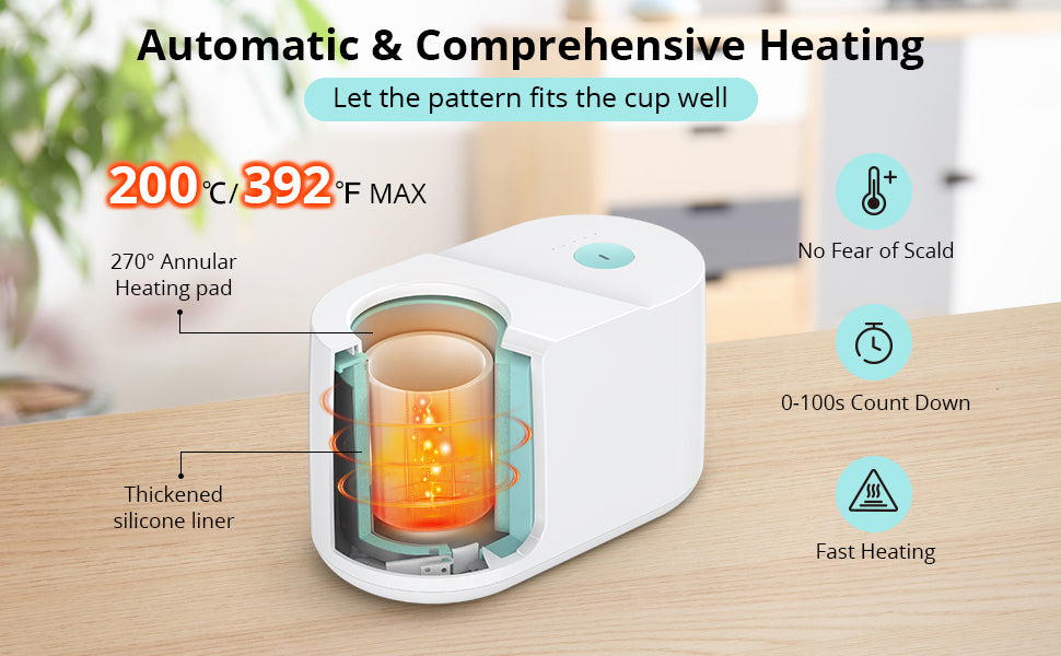 GARVEE Mug Press Machine Mug Heat Press for Sublimation of Coffee Mugs with One-Touch Setting