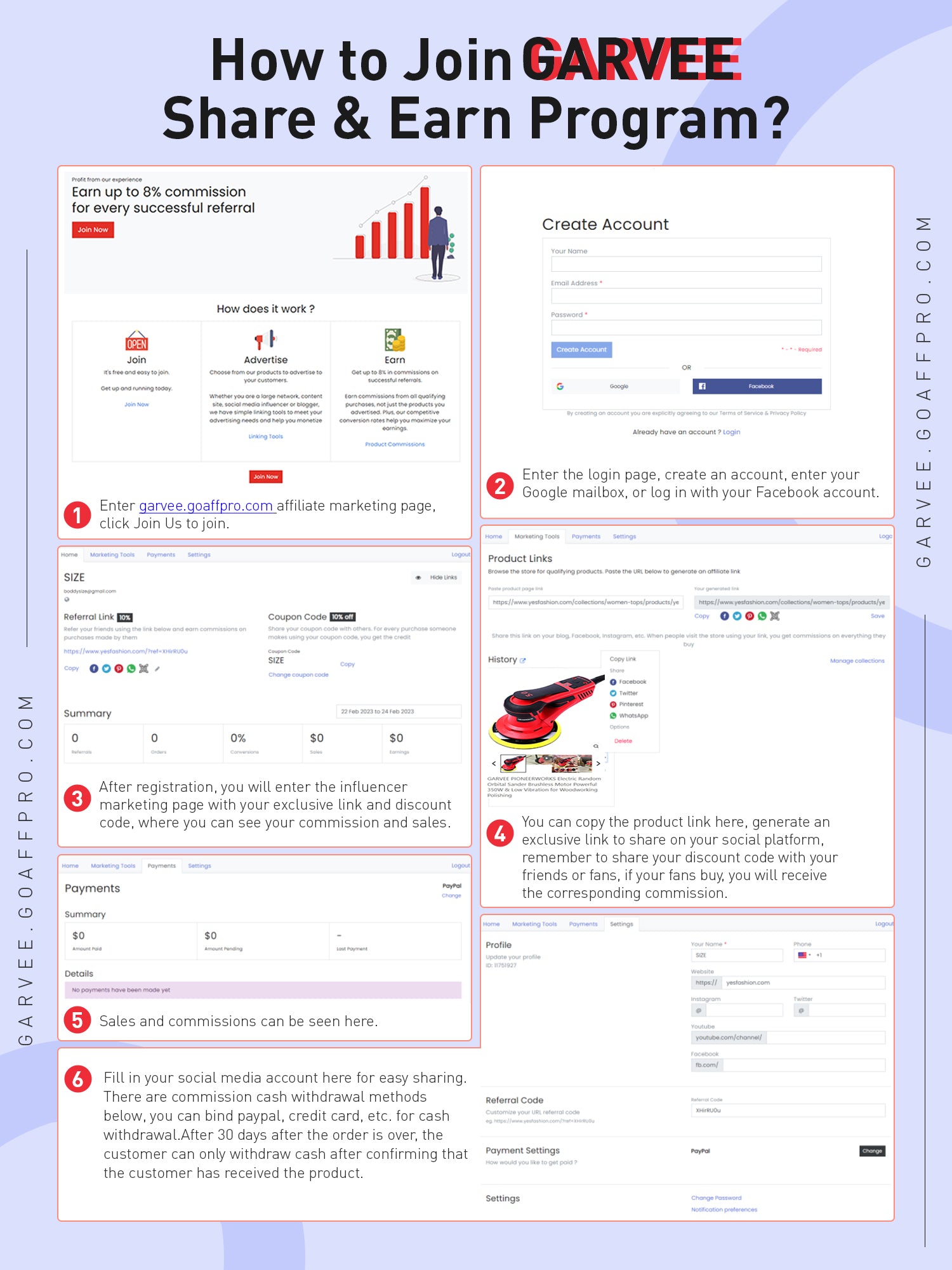 GARVEE Share & Earn Program