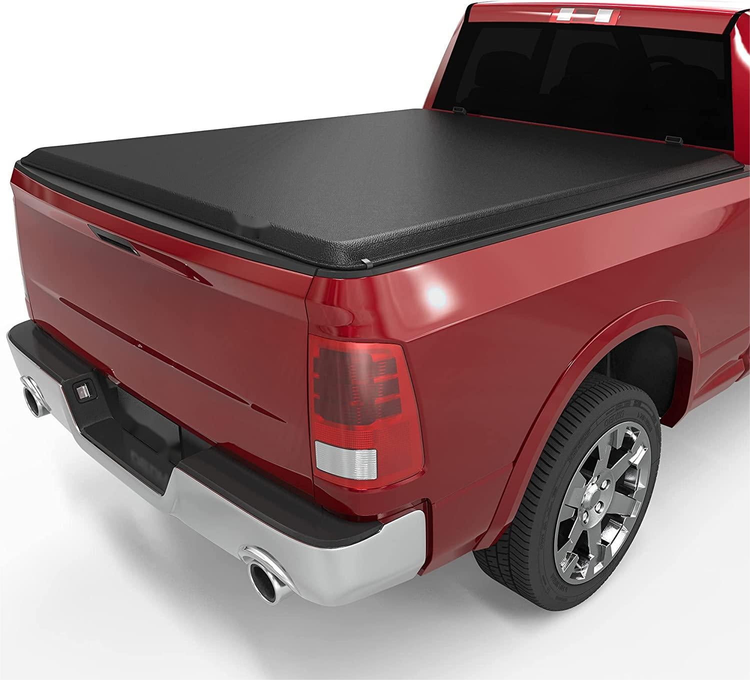 GARVEE Roll-Up Soft Vinyl Truck Bed 5.5 FT Tonneau Cover Compatible for 2004-2023 Ford F150