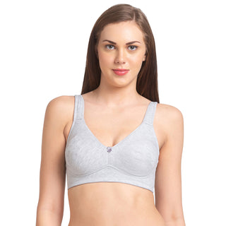 Rose - Non Padded Solid Minimizer Bra White – Juliet India