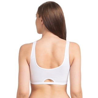 JS 90-Non Padded Solid Low Impact Sports Bra Black – Juliet India