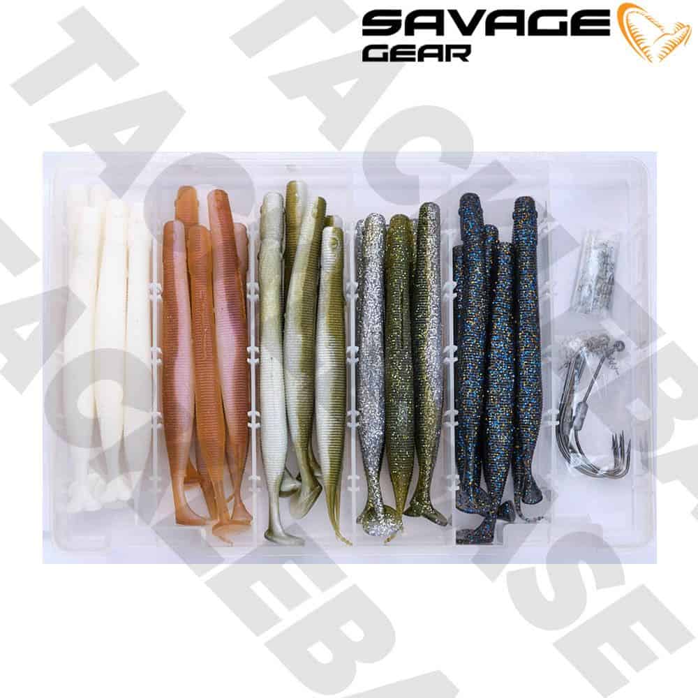 Savage Gear Rib Worm Kit - 60Pcs