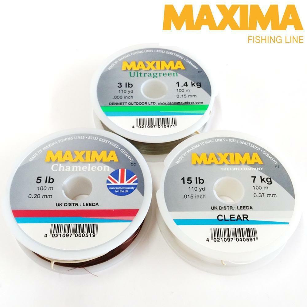 2) Maxima Ultragreen Monofilament Fishing Line 6 Lbs Test 110