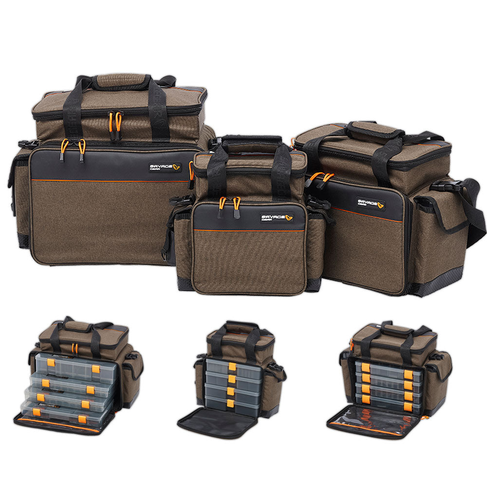 Buy Savage Gear System Box Bag (3 Boxes & 5 Bags)