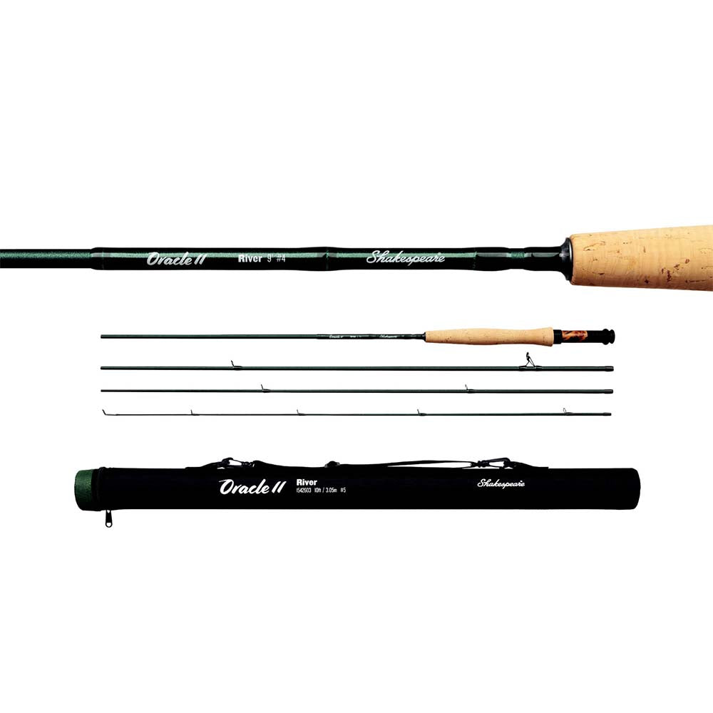 Shakespeare Oracle 2 Spey 4 Piece Fly Rod 12Ft-15Ft With Rod Tube