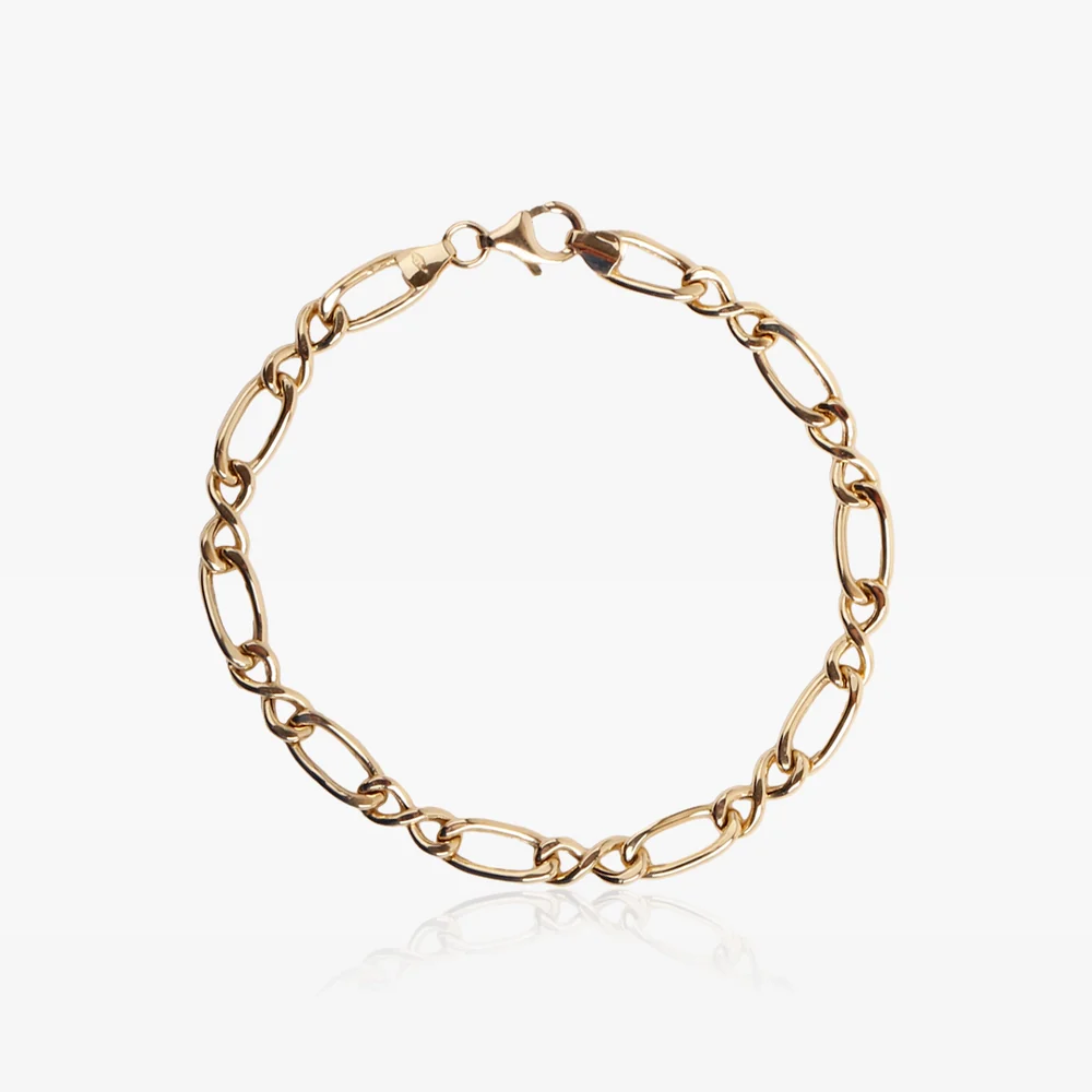 Pulsera fabricada en oro de ley 18K  (750mlms)
