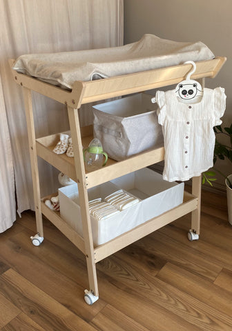 Changing Table - For babies, toddlers, and newborns. Made of eco wood.