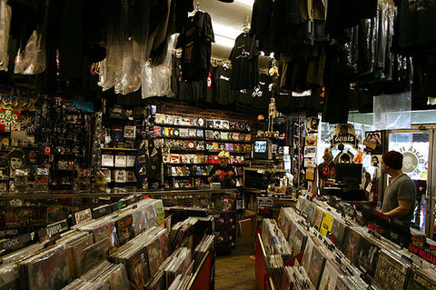 Interior of Black Hole Records in Fullerton California