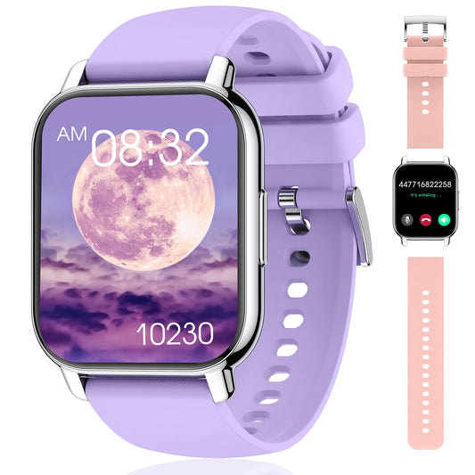 Nerunsa Smart Watch (Answer/Make Calls, 1.85 screen, IP68 Waterproof) with  voucher - YOUNG HAPPY LIMITED FBA