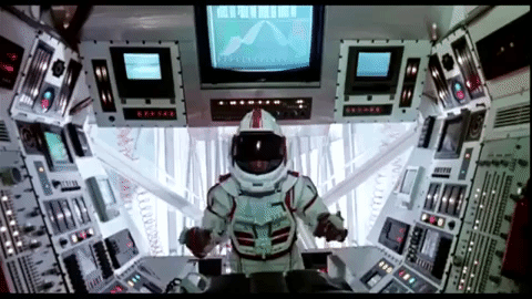 GIF: Sci fi aircraft cockpit