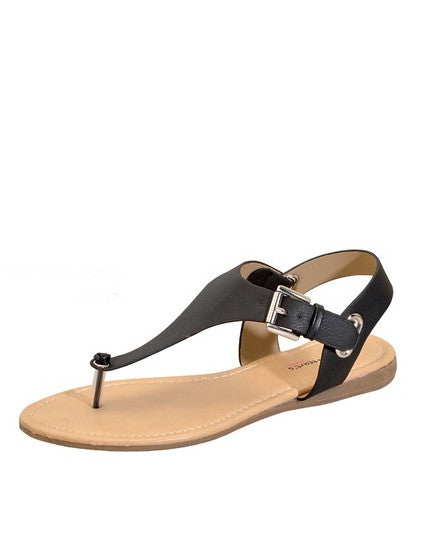solid black buckle sandal – Bella Dawn Boutique