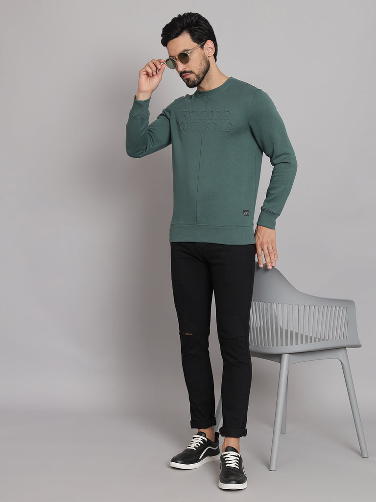 Green Round Neck Sweatshirt