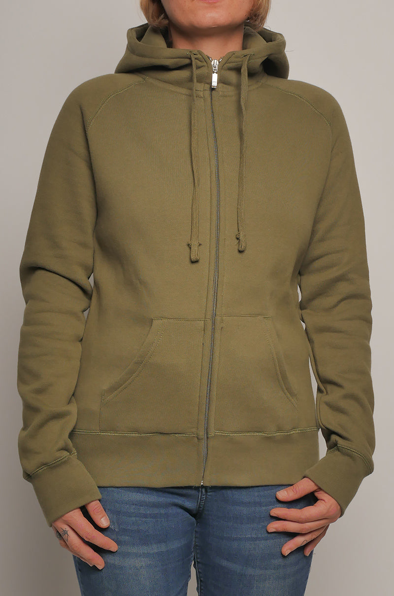 women's sherpa full zip hoodie