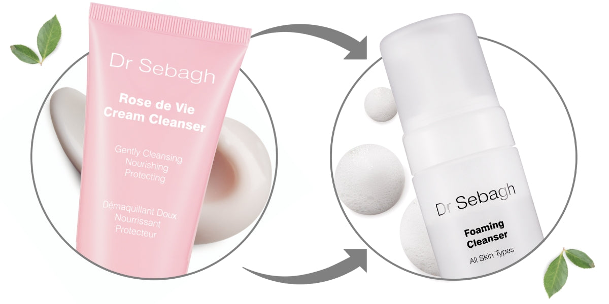 Swap Rose de Vie Cream Cleanser for Foaming Cleanser this Spring