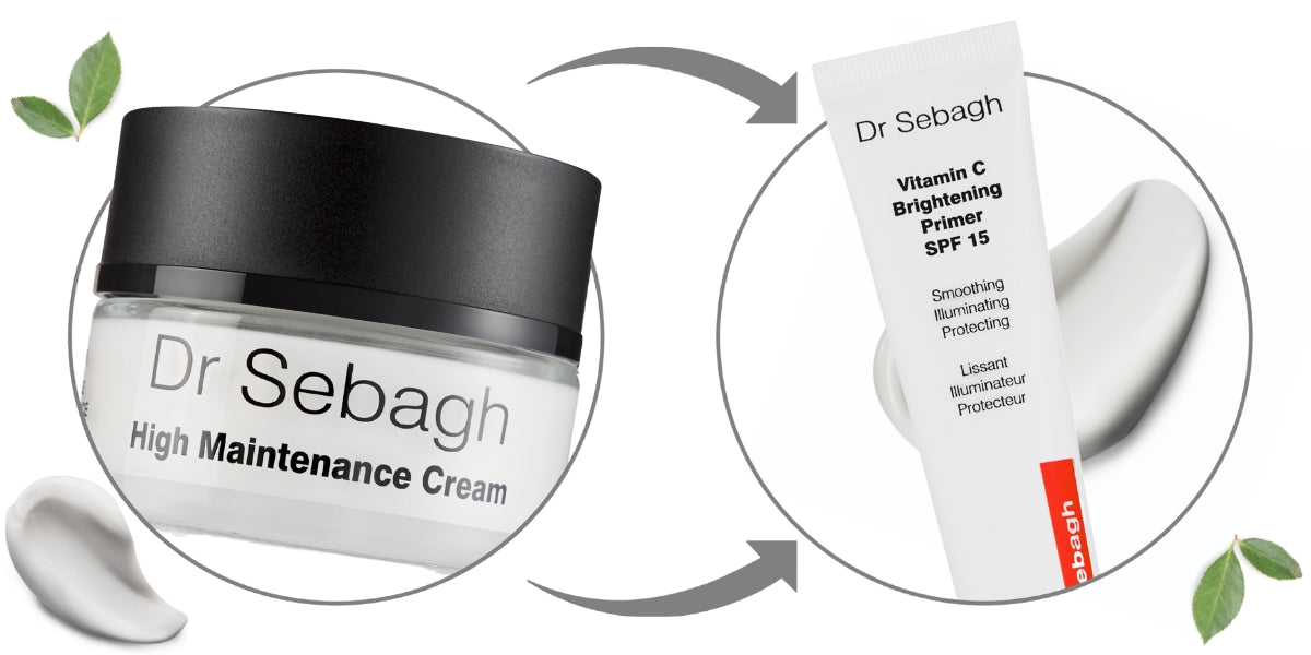 Swap High Maintenance Cream for Vitamin C Brightening Primer SPF15