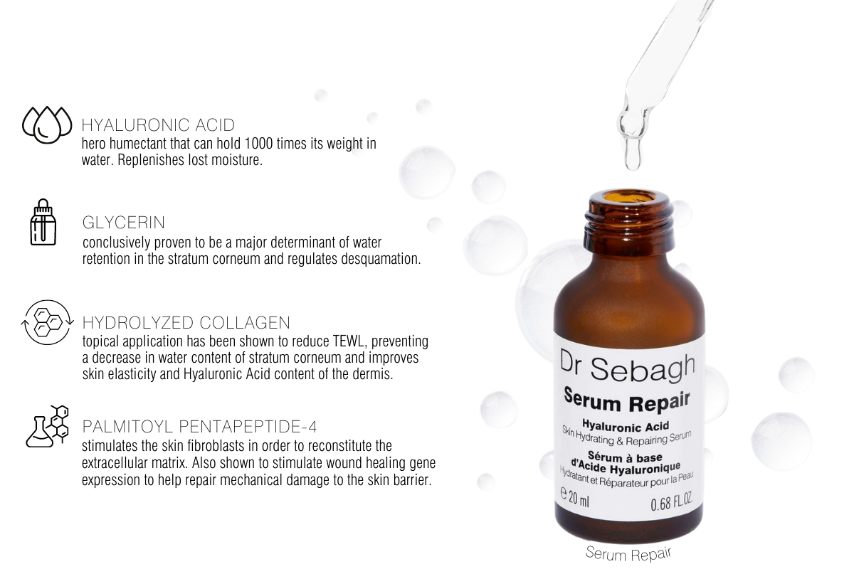 Dr Sebagh serum repair hyaluronic acid