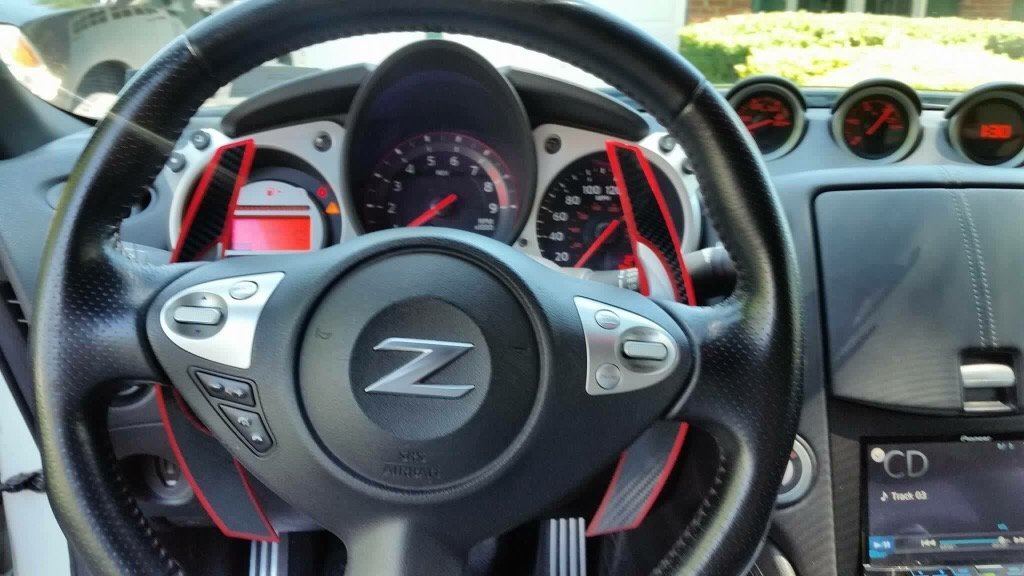 Nissan/Infiniti Carbon Fiber Composite Extended Paddle Shifters